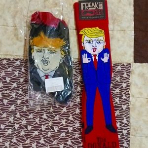 2 pair Donald Trump stockings socks new